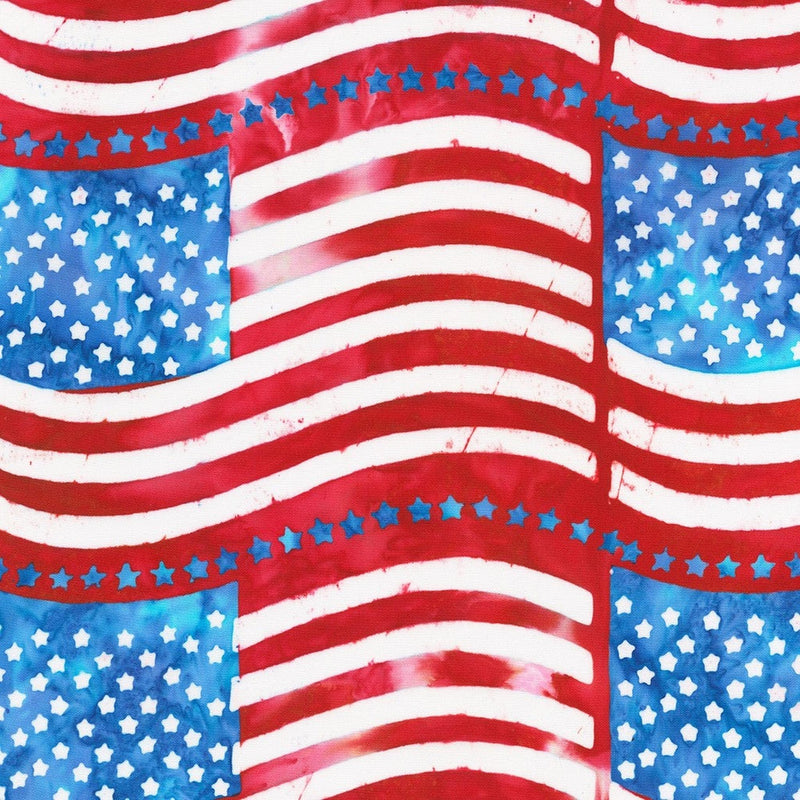 RK Artisan Batiks: Liberty 2 - Flags: Americana