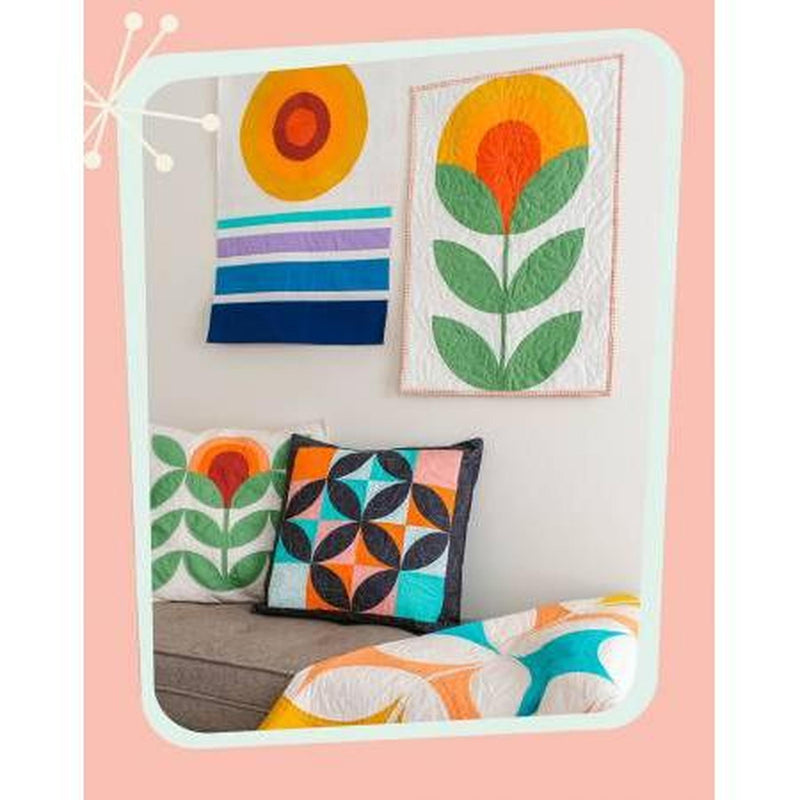 Retro Curved Pieced Quilts