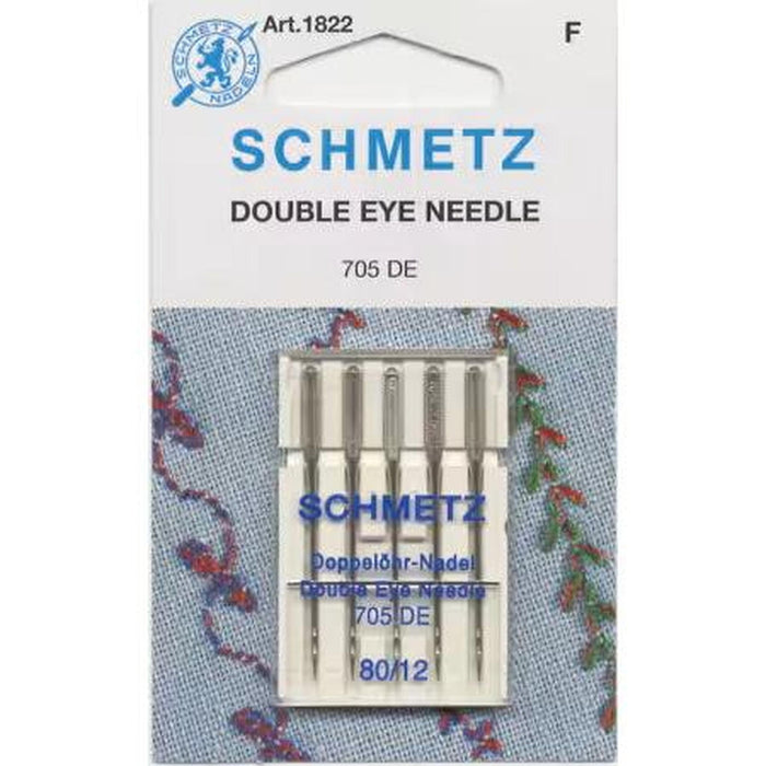 Schmetz Double Eye Topstitch Machine Needle Size 12/80