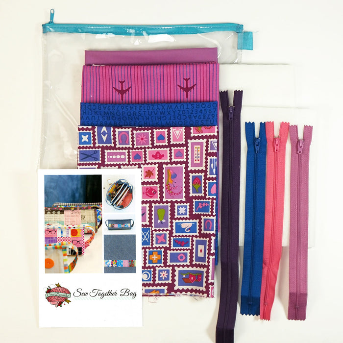 Postmark Sew Together Bag Kit - Amethyst