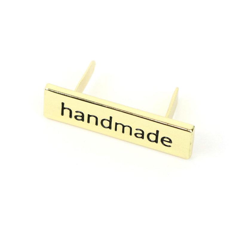 Sallie Tomato Serif Handmade Label - Gold
