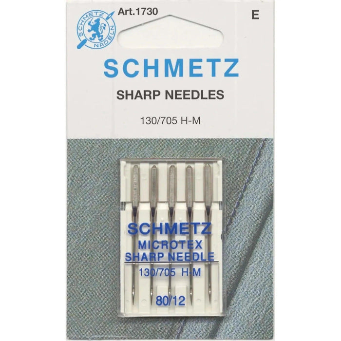 Schmetz Sharp / Microtex Machine Needle Size 80/12