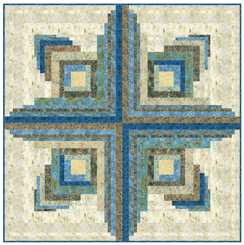 Kit: Echo in Stone Strata 72" x 72"