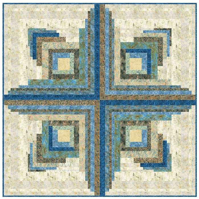 Kit: Echo in Stone Strata 72" x 72"