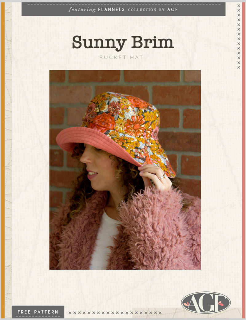 Sunny Brim Bucket Hat FREE PDF Pattern