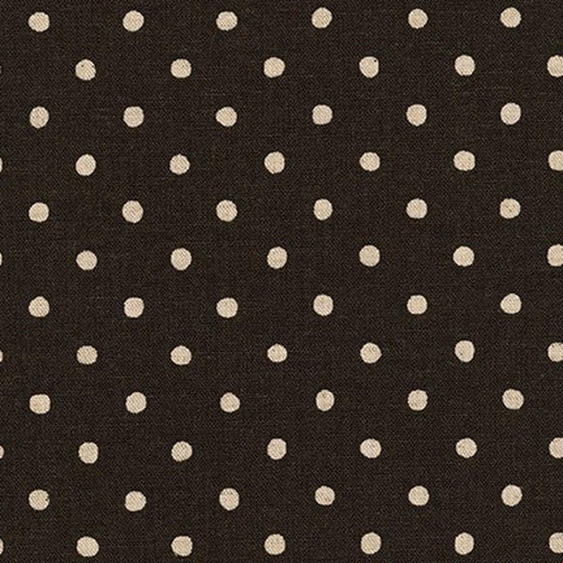 Sevenberry Canvas Black and Natural Dots