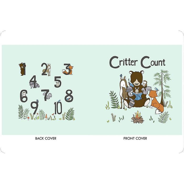Shannon Cuddle Critter Count Digital Panel - Honeydew