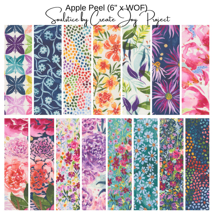 6" Apple Peels (15) Soulstice by Moda