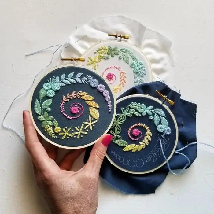 Spiral Sampler Embroidery Kit