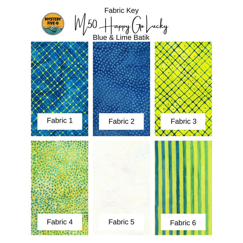 Kit: M50 Happy Go Lucky | Blue & Lime Batik