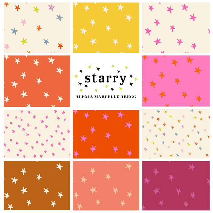Starry Collection Fat Quarter Bundle in Warm