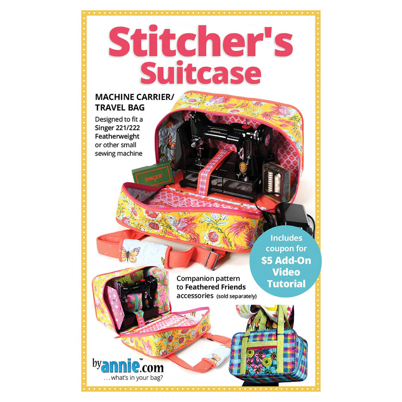 Stitcher's Suitcase Bag Pattern by ByAnnie