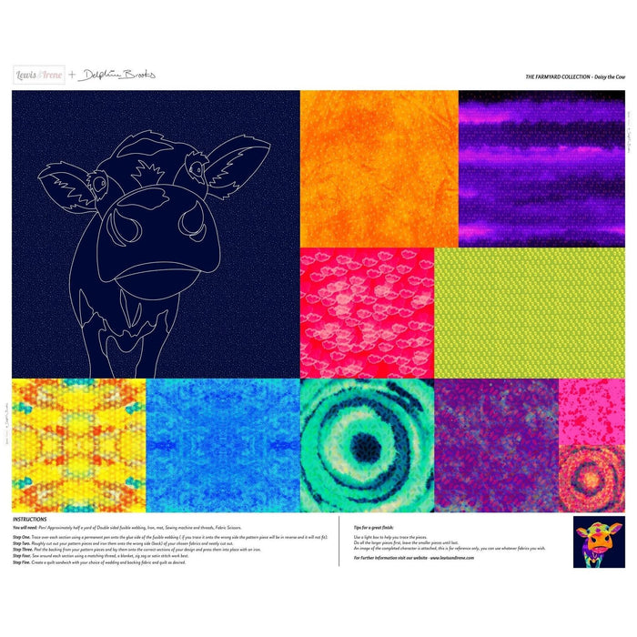 The Farmyard Collection Daisy the Cow - Panel (36"x44")