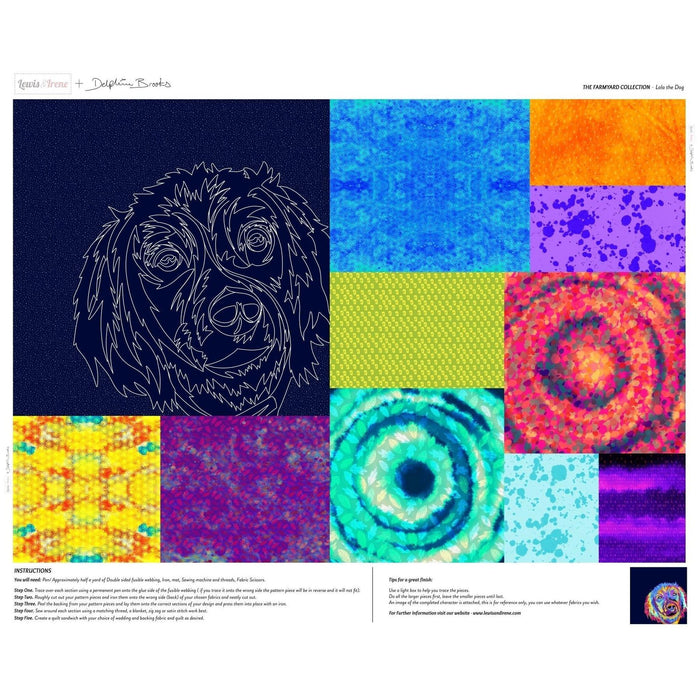 The Farmyard Collection Lola the Dog - Panel (36"x44")