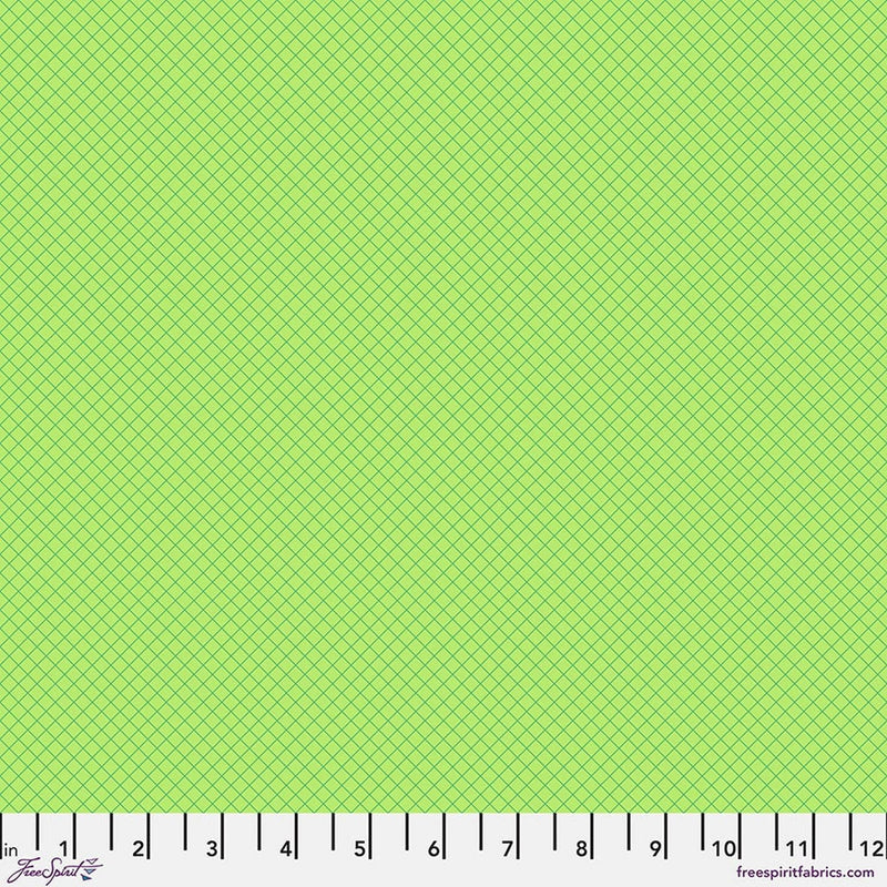 Tula Pink True Colors - On the Grid: Apple