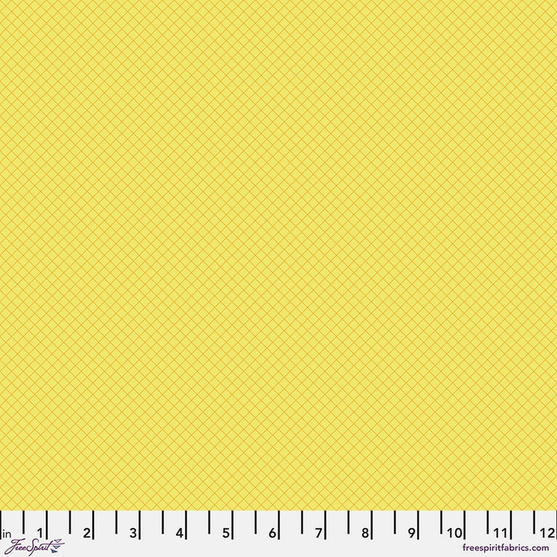 Tula Pink True Colors - On the Grid: Highlighter