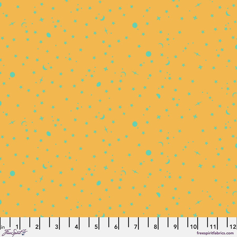 Tula Pink True Colors - Space Sprinkles: Papaya