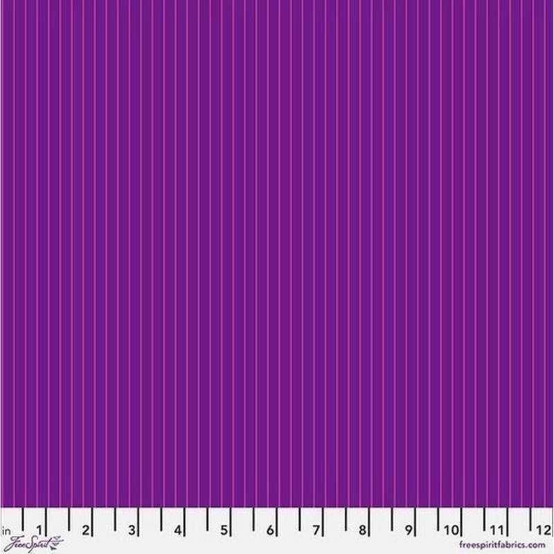 Tula Pink True Colors - Tiny Stripes Aster