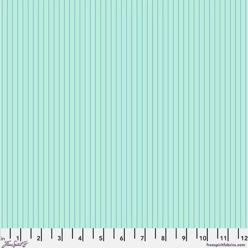 Tula Pink True Colors - Tiny Stripes Misty