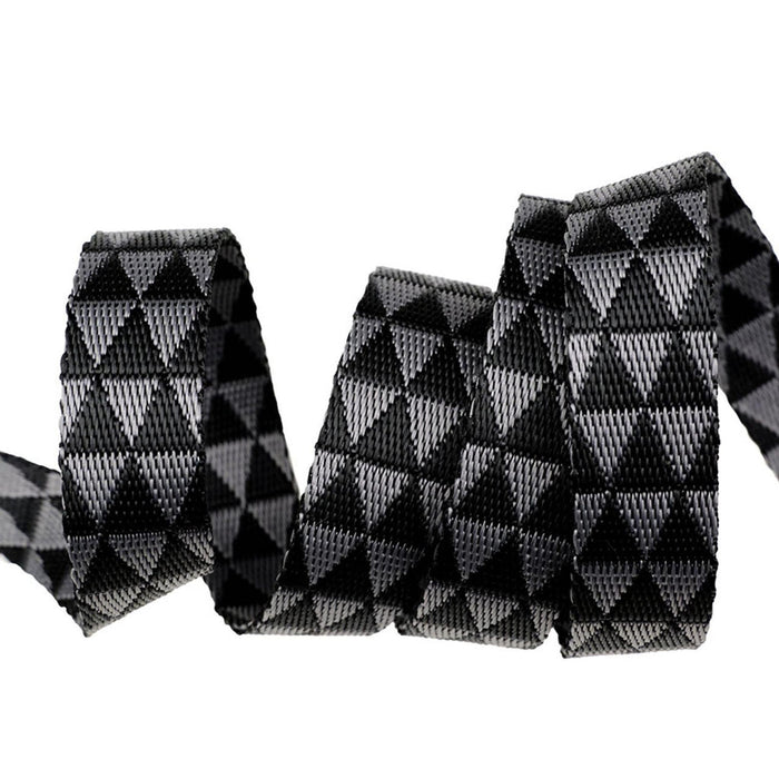 Tula Pink Web 1" Kinda Shady Webbing - Carbon