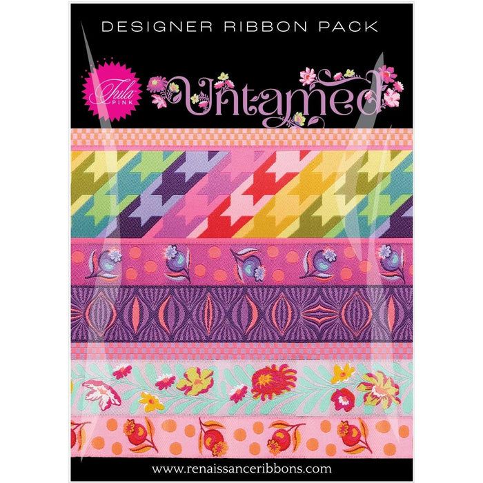 Untamed by Tula Pink Designer Ribbon Pack - Two Colorways!