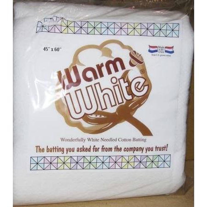 Warm and White Batting 34" x 45"