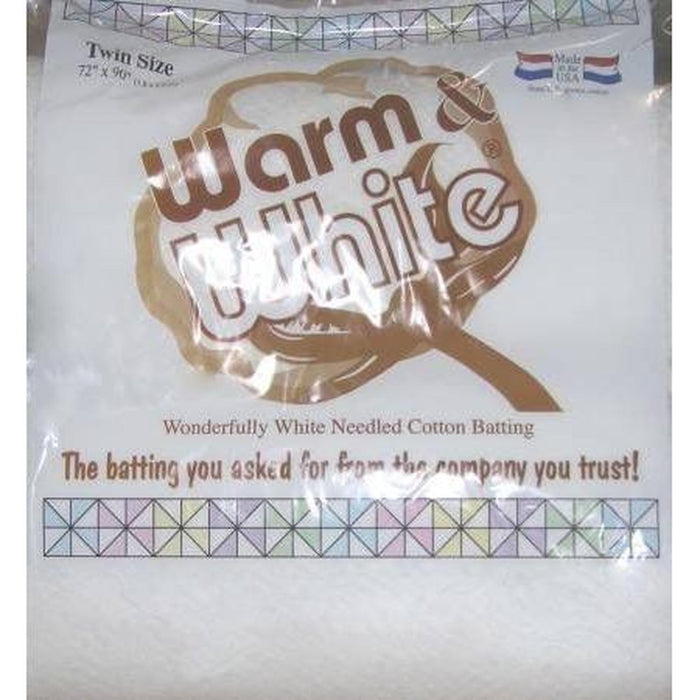 Warm and White Batting 72" x 90"