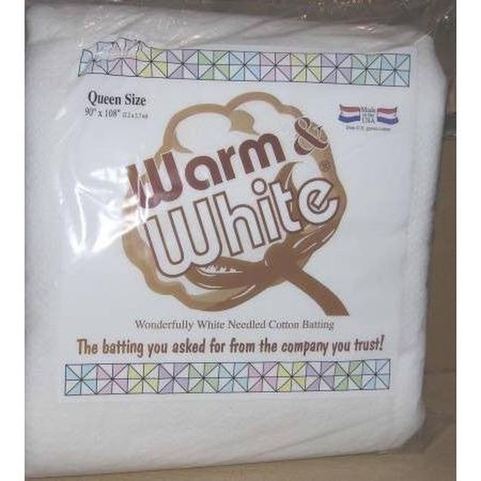 Warm and White Batting 90" x 108"