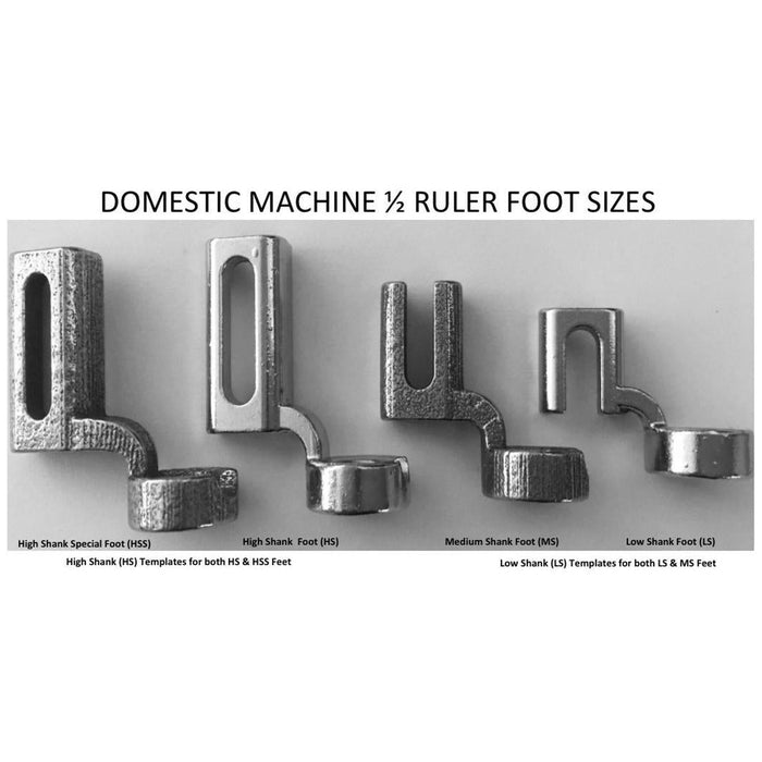 Westalee Ruler Foot Only High Shank