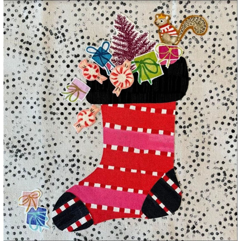 Pattern: Whatevers! #49 Stocking by Laura Heine
