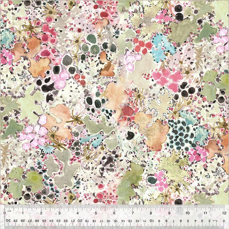 Wild Wander Wideback by Betsy Olmsted - Lichen: Stone