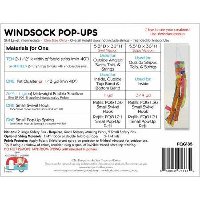 Windsock Pop Up Kit