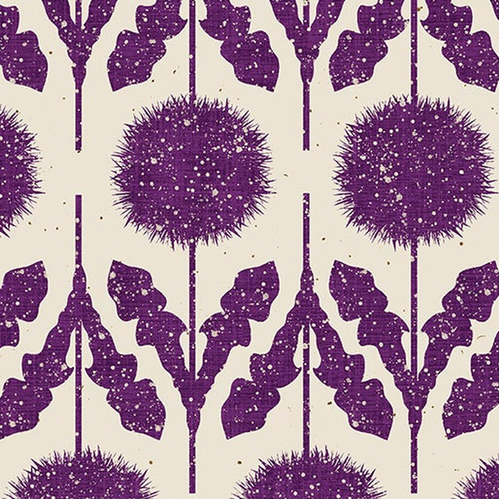 Wishflower by Rachel Rossi - Border Purple