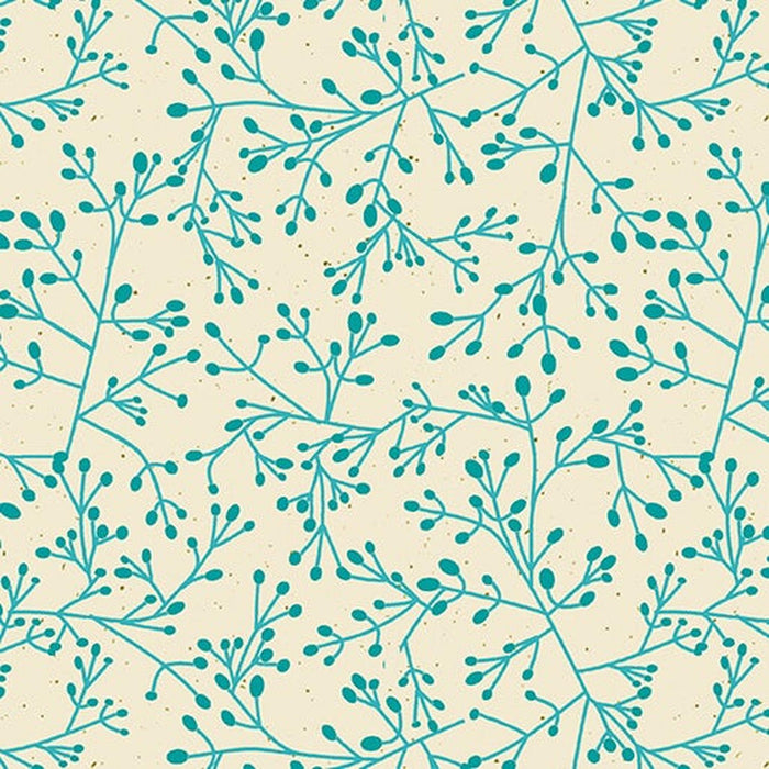 Wishflower by Rachel Rossi - Tallium Tangle Teal