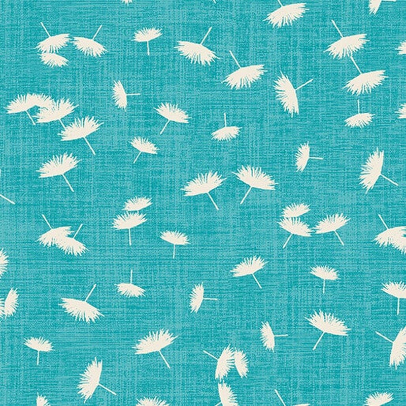 Wishflower by Rachel Rossi - Windy Day Teal