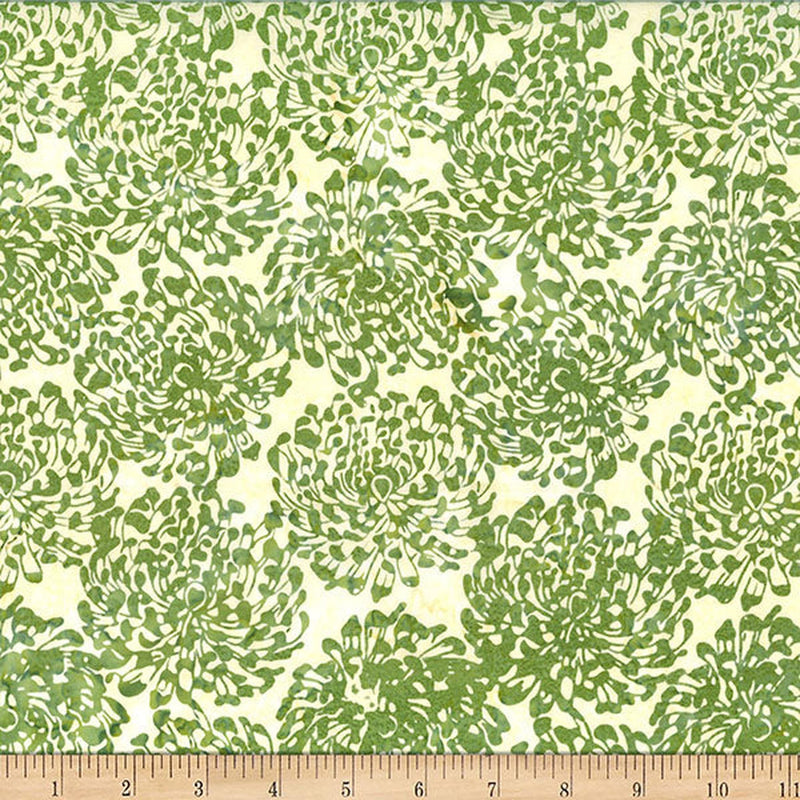 Bali Batik - Chrysanthemum - Celadon