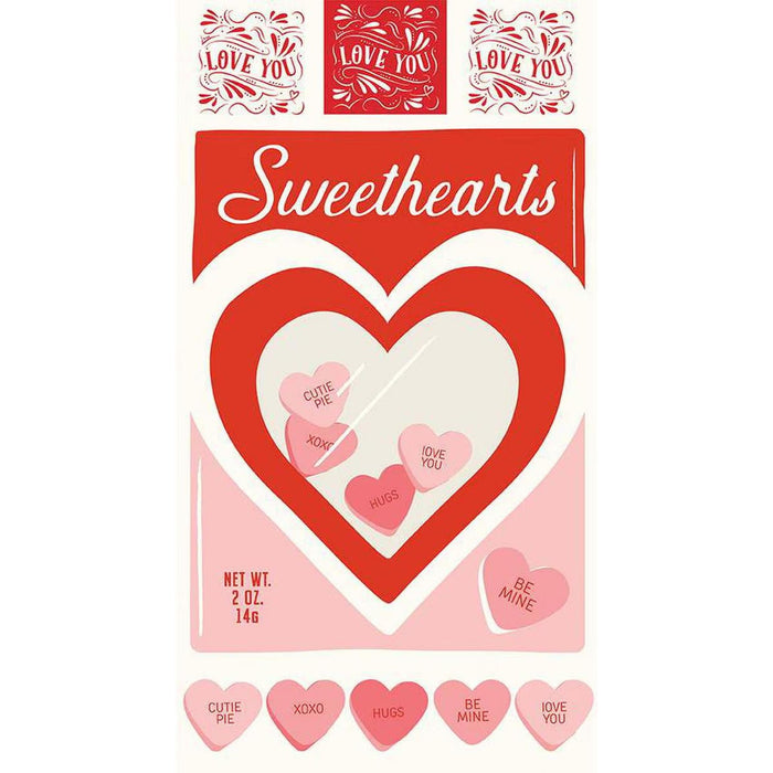 Sweetheart by My Mind's Eye - Sweethearts Panel (24" x 43")