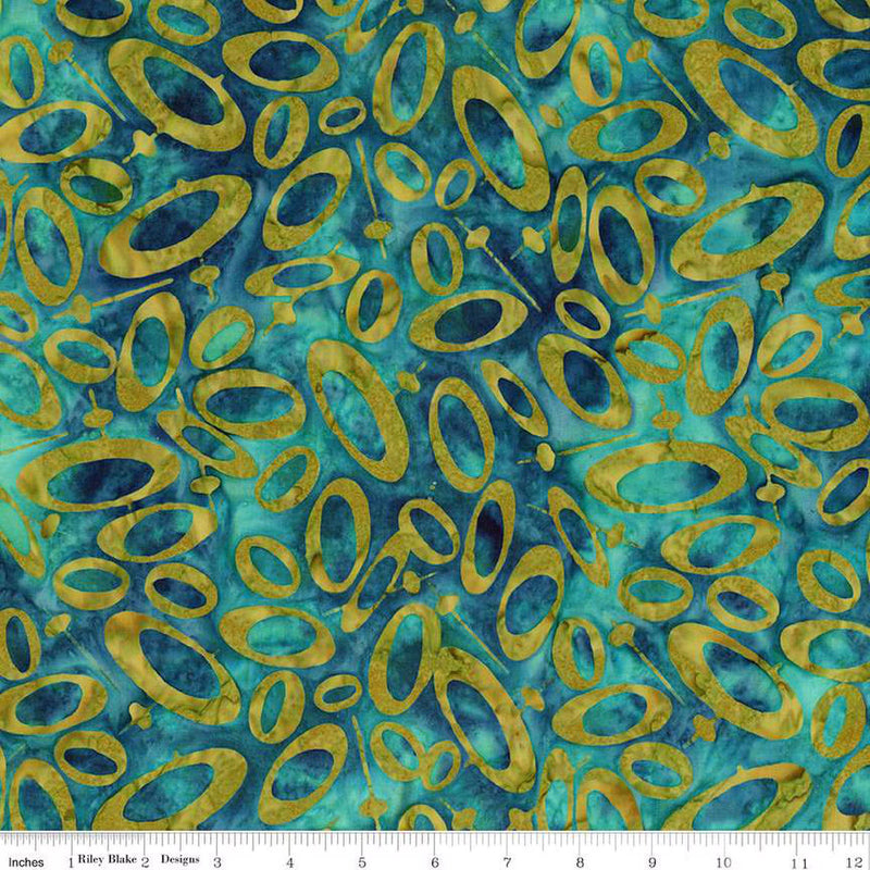 Expressions Batik Retro Revival by Riley Blake - Lagoon Beach