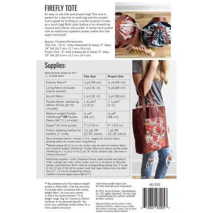 Pattern: Firefly Tote