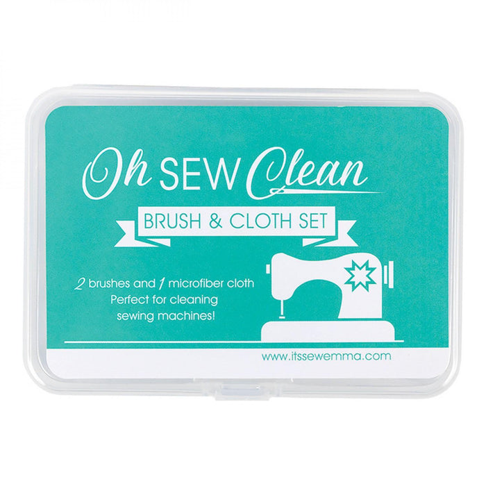 JANUARY PREORDER -- Oh Sew Clean Brush & Cloth Set