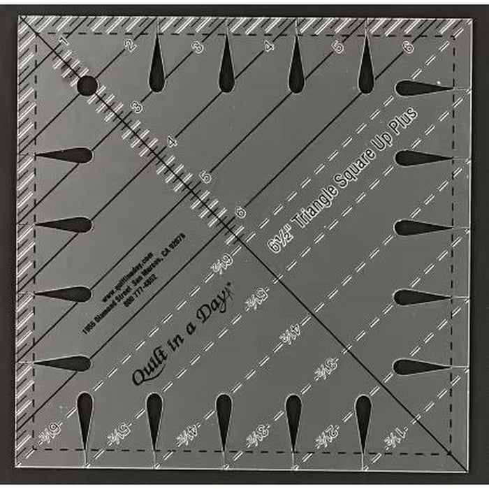 6 1/2 Triangle Square Up PLUS Ruler