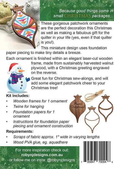 OCTOBER PREORDER -- Christmas Bauble Ornament Kit