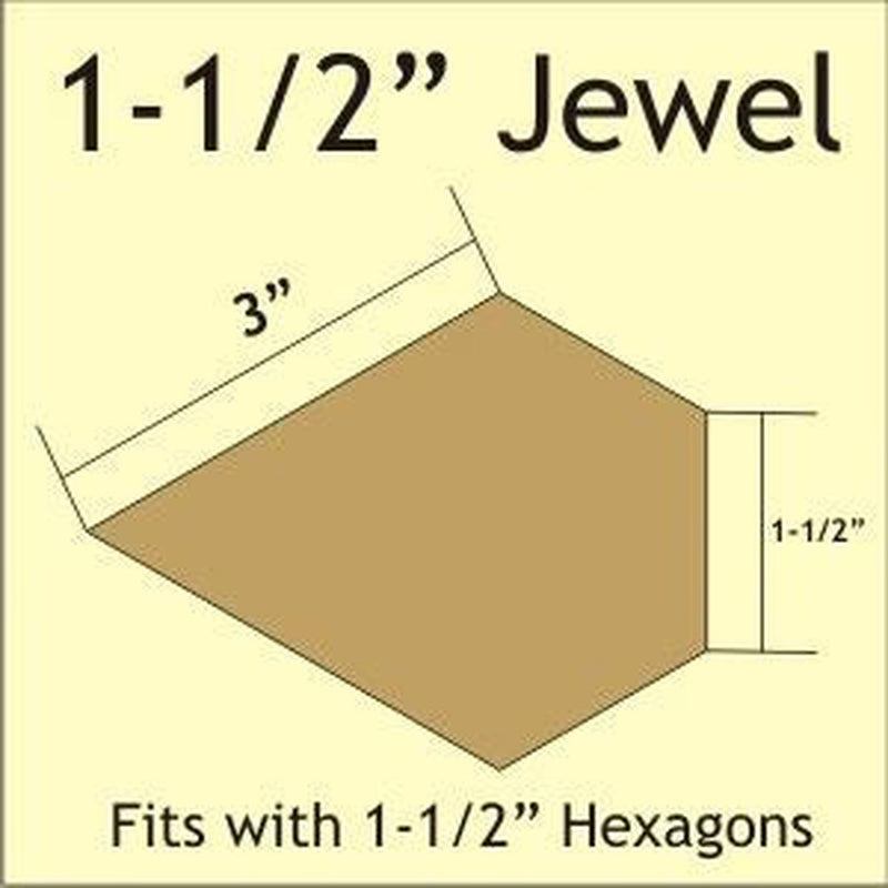 Paper Pieces: Jewel 1 1/2" - Large Pack 264 pieces