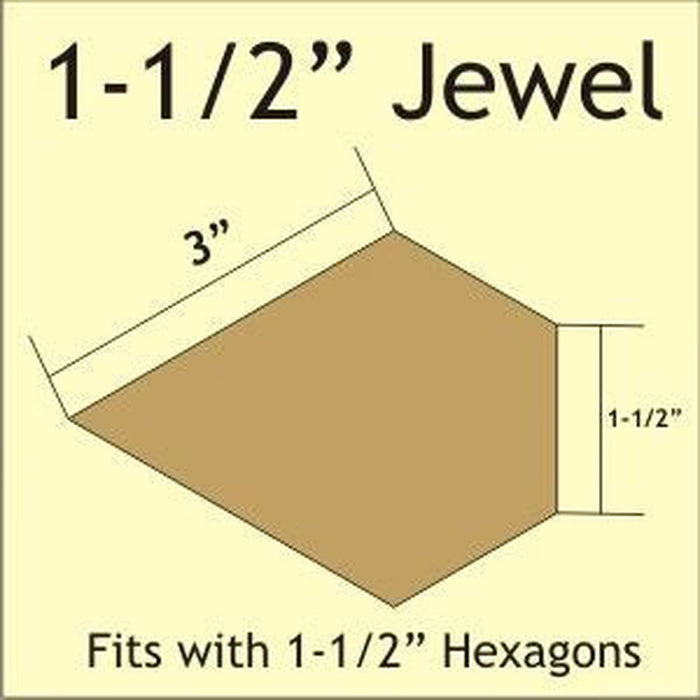 Paper Pieces: Jewel 1 1/2" - Large Pack 264 pieces