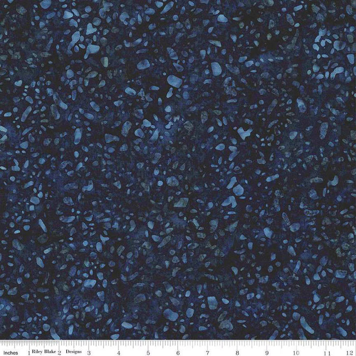 Expressions Batik Elementals by Riley Blake - Terrazzo: Indigo Dye