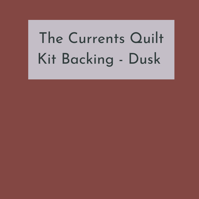 Currents Quilt Kit Backing - Dusk