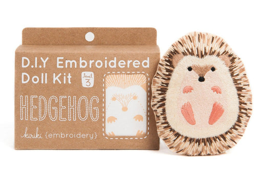 Hedgehog Embroidery Kit Kits