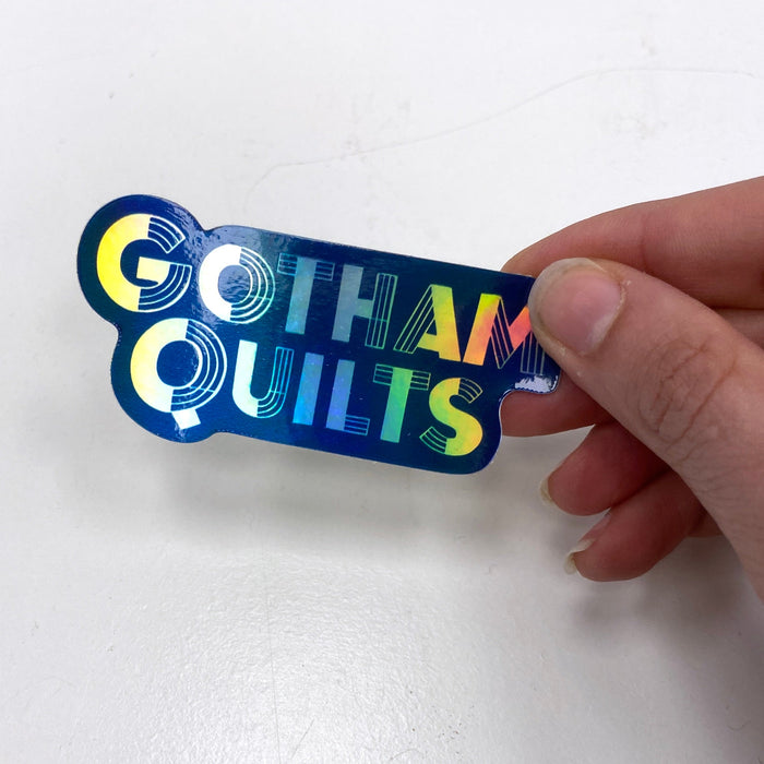 Gotham Quilts Holographic Sticker Gifts