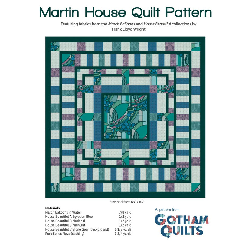 Martin House PDF Quilt Pattern