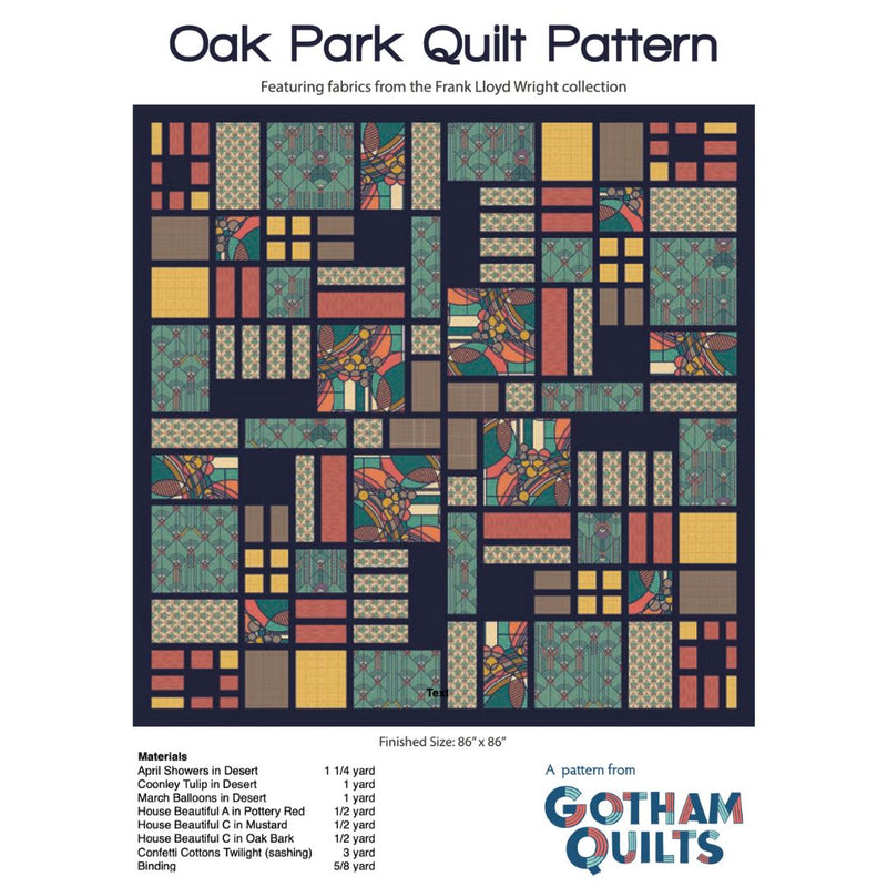 Oak Park PDF Quilt Pattern